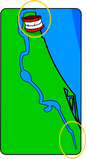 Illustration of a mouth with teeth