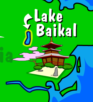 Illustration of Lake Baikal 
