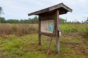 Newnans Lake Conservation Area North Tract kiosk 