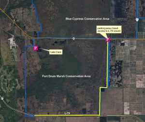 Map of State Road 60 closure