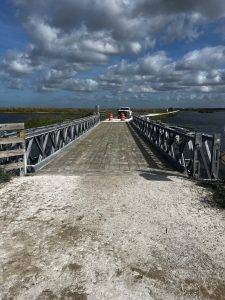 Bailey bridges at County Road 448A