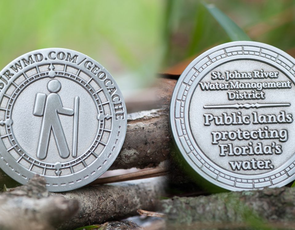 District geocache coin