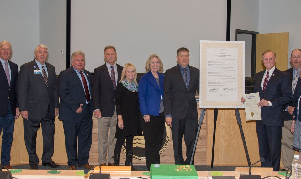 Governing Board signing of 2018 Springs Protection Awareness Month proclamation