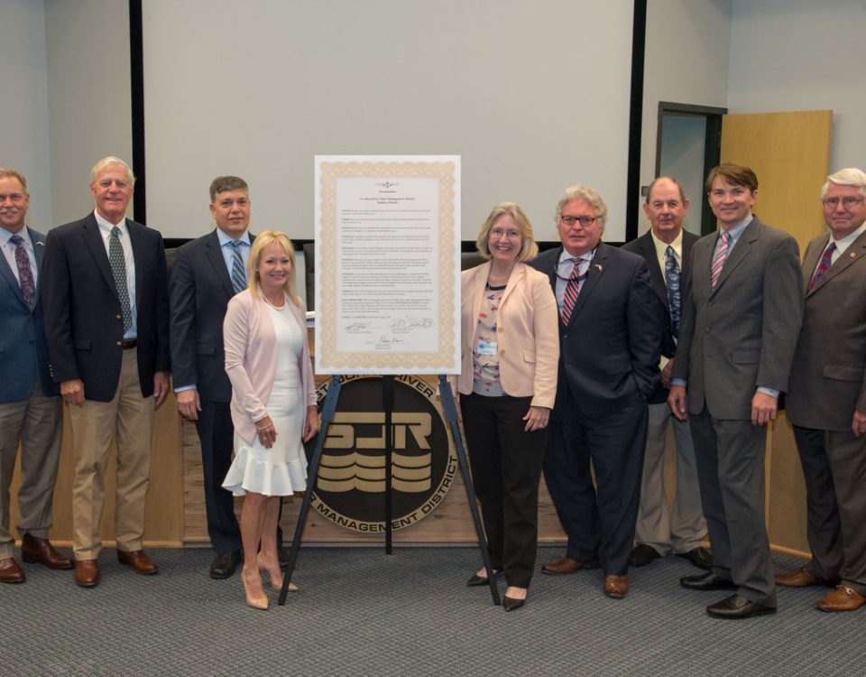 Governing Board Members at the Water Reuse Week proclamation signing event