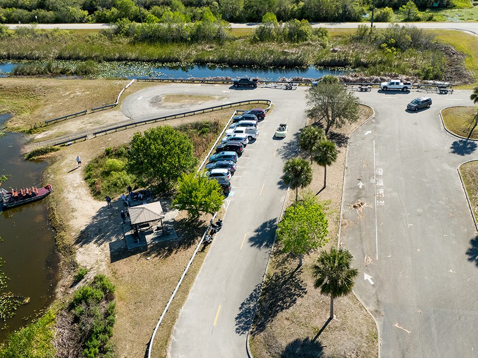 Aerial photo of the 512 recreation pad