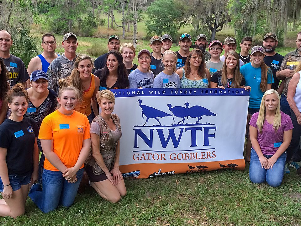 Members of the National Wild Turkey Federation Gator Gobblers