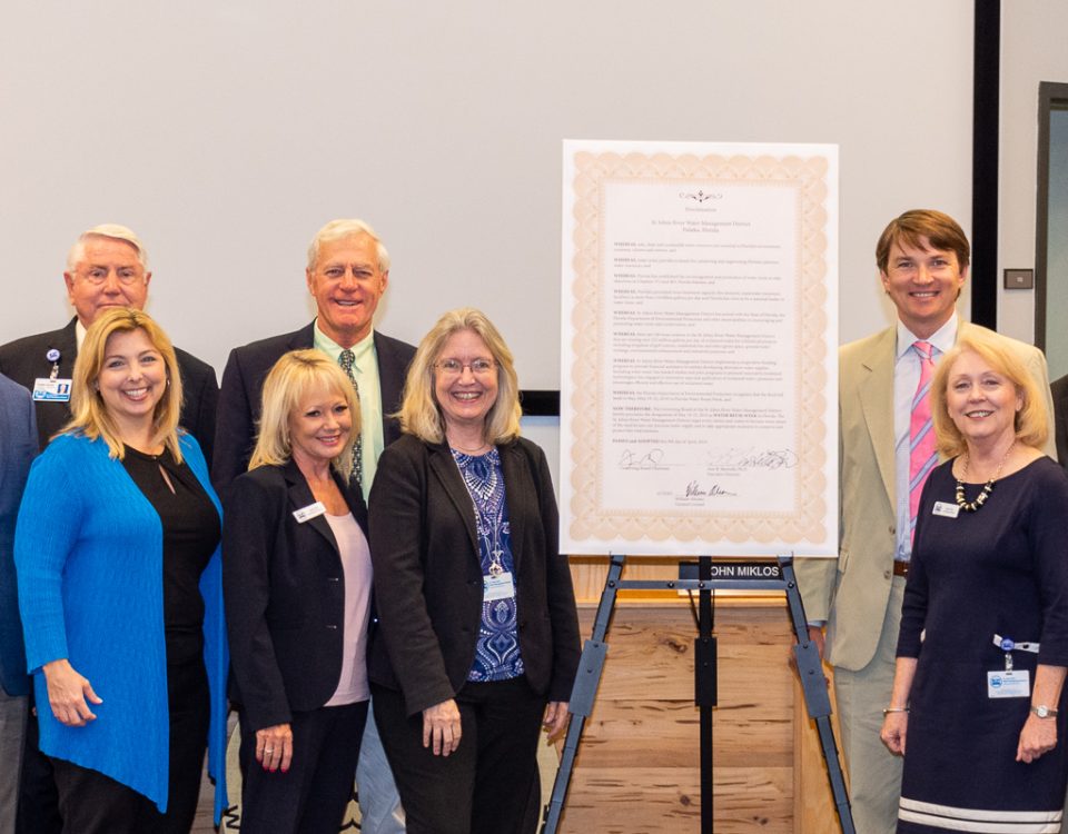 Florida Water Reuse Week proclamation signing