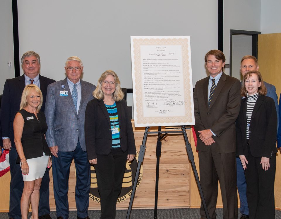 Dr. Shortel surrounded by board members