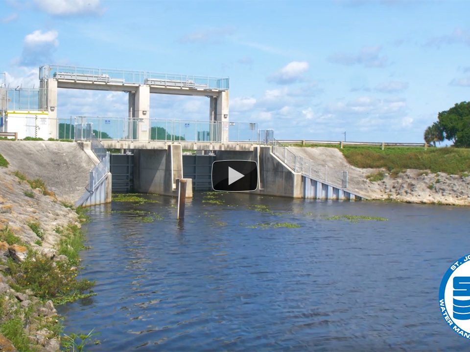 Image of a flood control in the Upper St. Johns River Basin