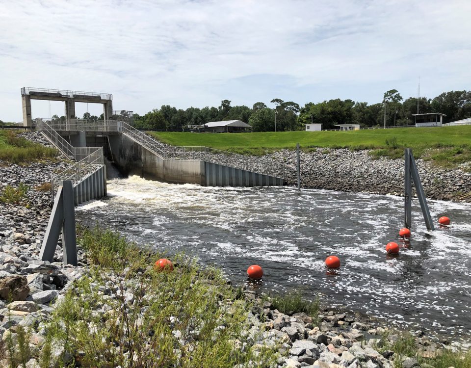 The Moss Bluff Dam