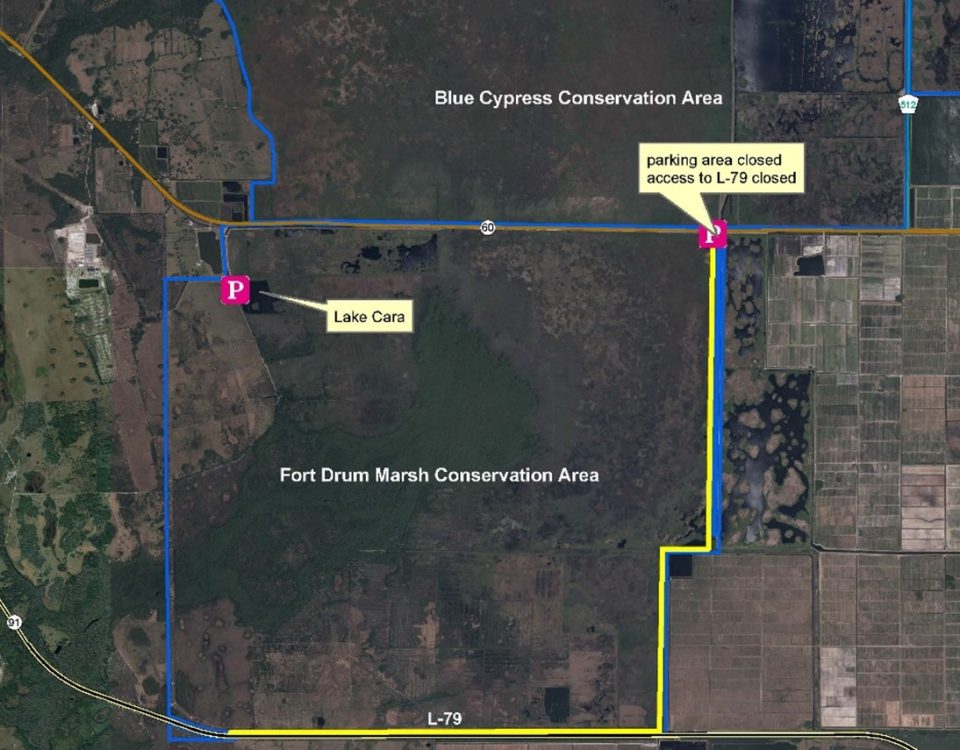 Map of State Road 60 closure