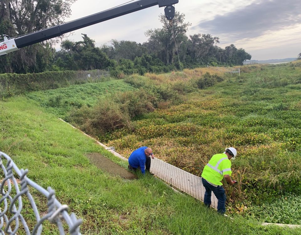 District Operation and Maintenance staff are actively preparing for the anticipated rainfall from Hurricane Ian