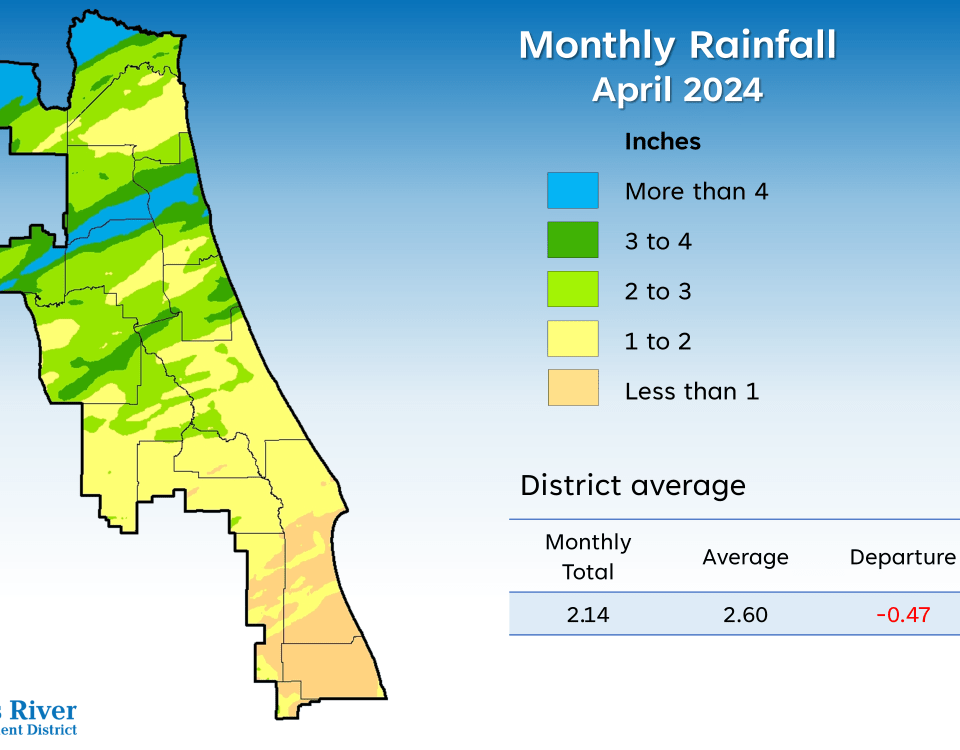 April 2024 rainfall data