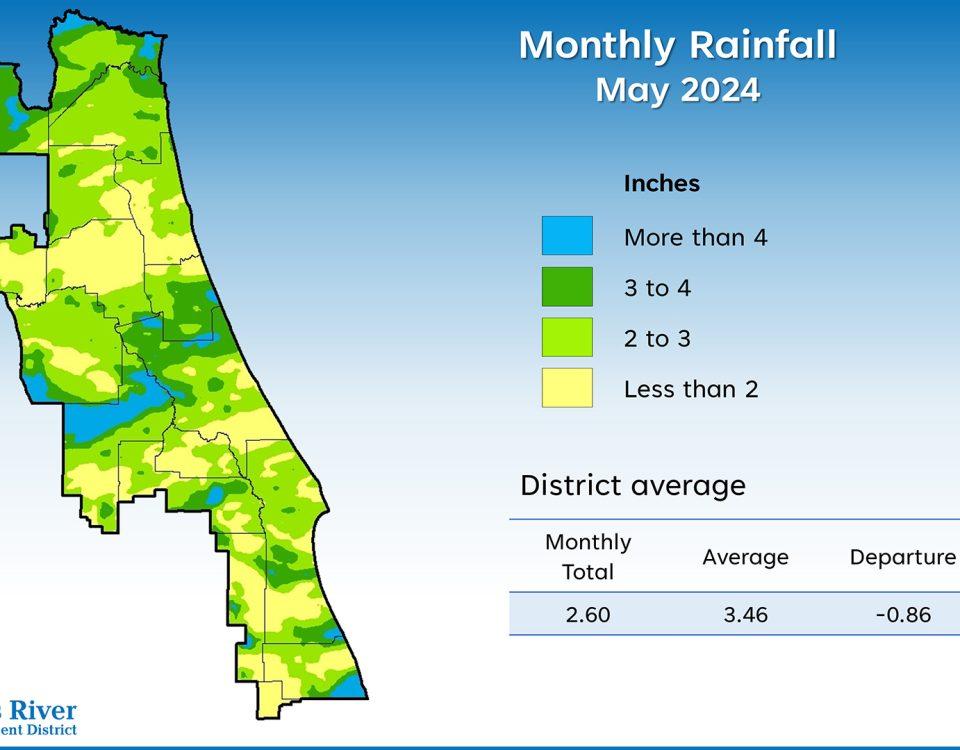 Monthly rainfall May 2024